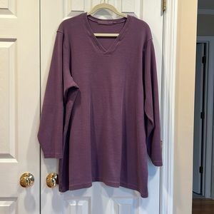 Blue Fish V-Neck ribbed sweater